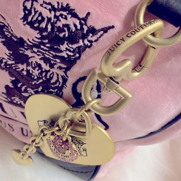 Juicy Couture Pink Velour Daydreamer Bag NWT Excellent Condition - Picture 4 of 17